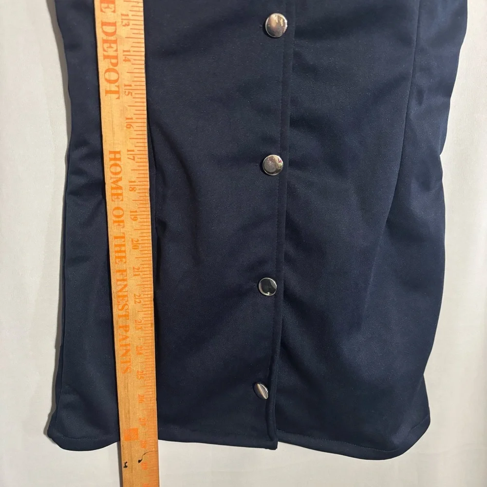 Spirit Dark Blue Police Officer XS Girl’s Dress Costume - Picture 5 of 7